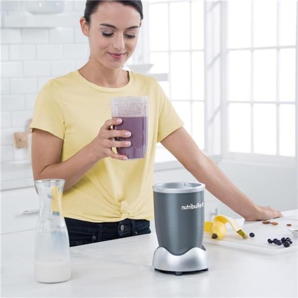 Personal Blender 24 Ounces, 600 Watt, Gray - Picture 6 of 6
